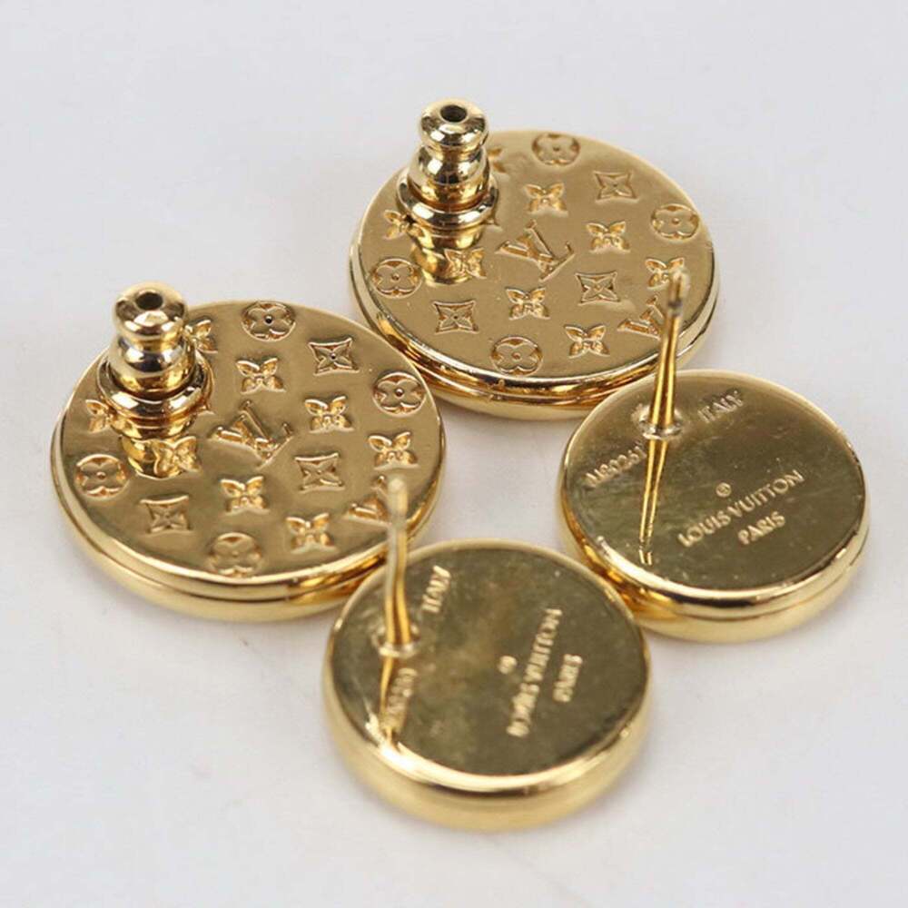 LOUIS VUITTON Gold Earrings - Picture 2 of 4